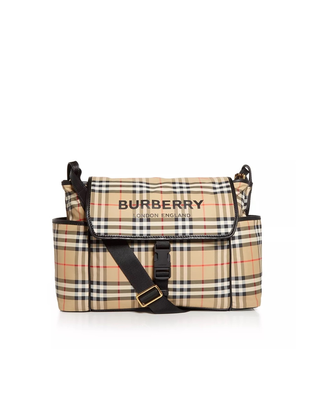 Authentic Burberry Beige Check Diaper Bag